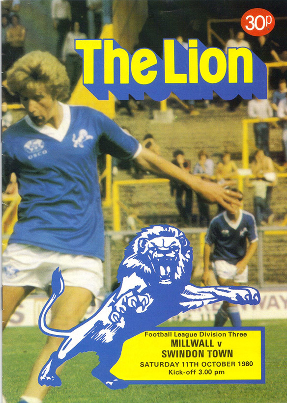 <b>Saturday, October 11, 1980</b><br />vs. Millwall (Away)